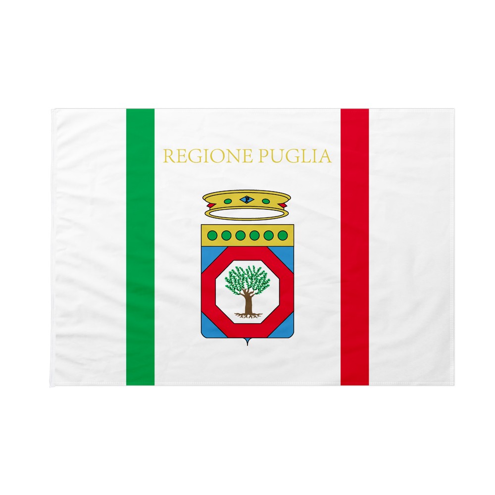 Bandiera Puglia 50x75 cm da bastone